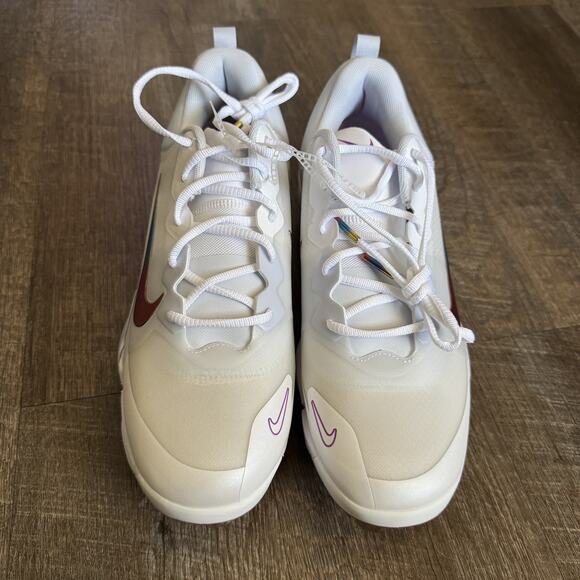 Nike Force Zoom Trout 9 Pro Metal Baseball Cleats Rainbow FB2907-106 Men Size 12 - Picture 4 of 5